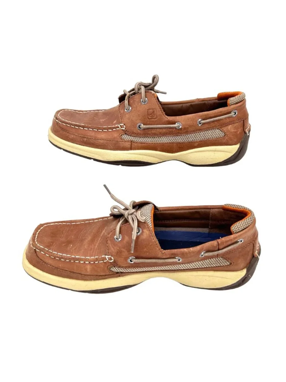 SPERRY TOP SIDER LEATHER MEN'S SHOES - 13M